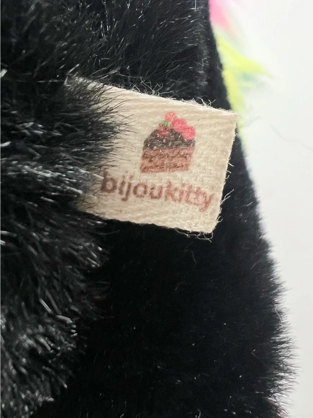Bijoukitty plush black